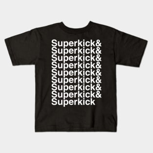 Superkick Helvetica List Kids T-Shirt